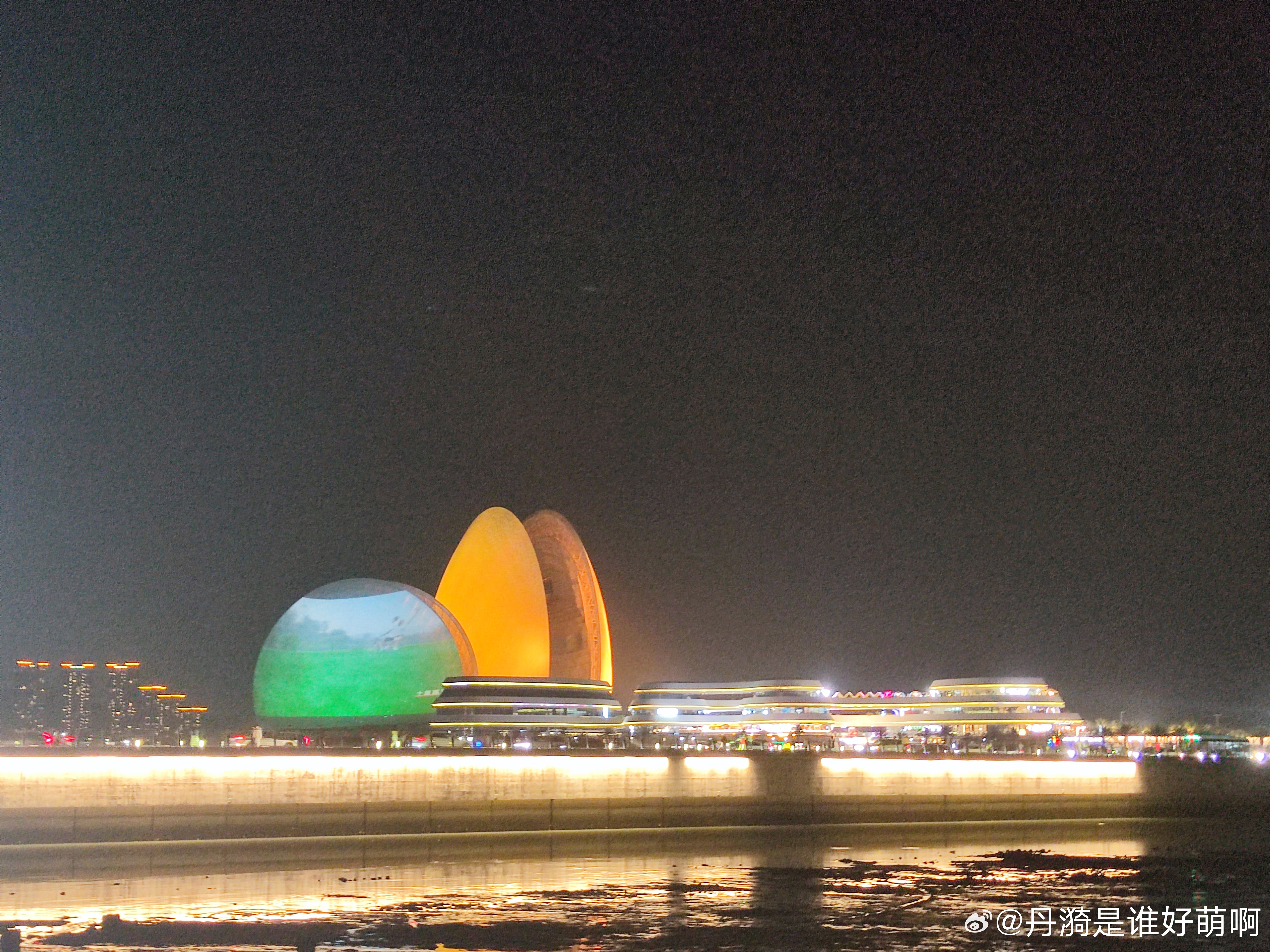 探索珠海之夜，广东省珠海夜景照片的魅力